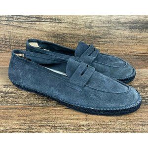Castaner Loafer-Style Split Leather Espadrille